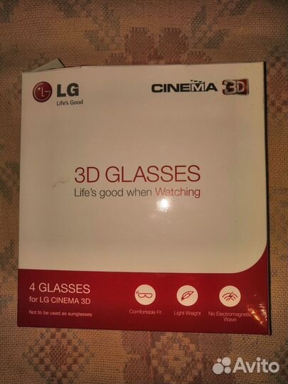 3D очки lg