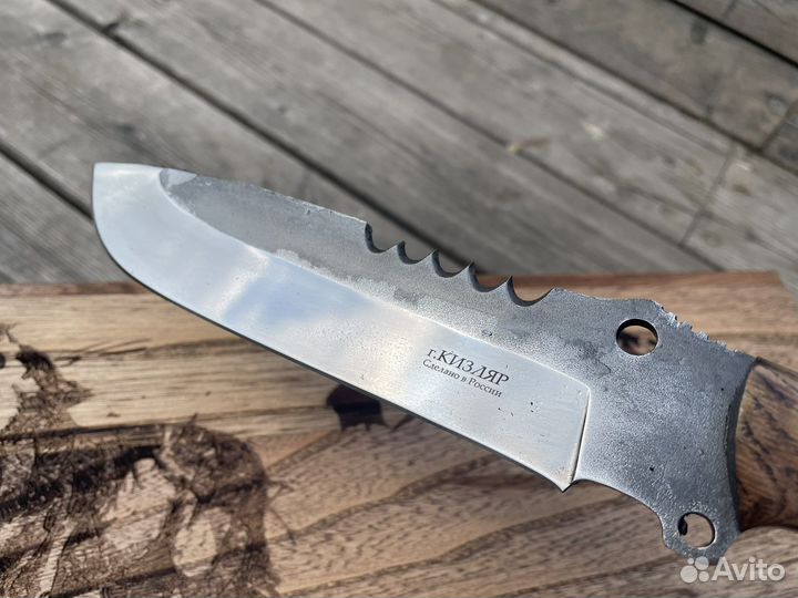 Ножи цельнометаллические крупные на подарок охоту