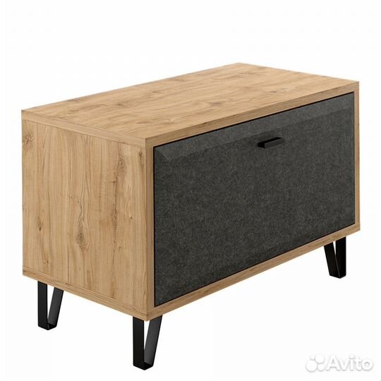 Тумба Грейс KOM1K, дуб наварра/графит