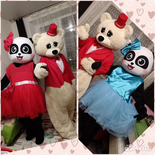 Поздравление от ростовых кукол