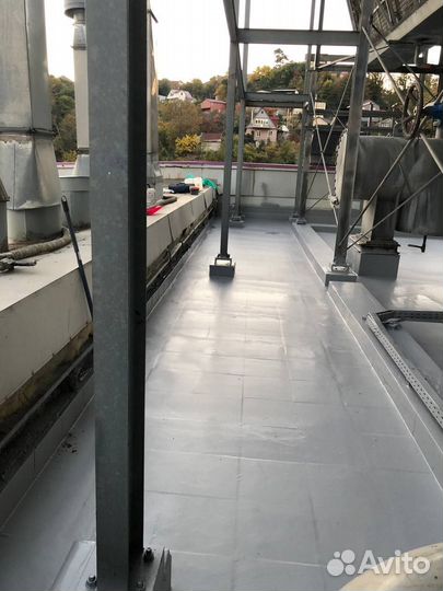 Гидроизоляция кровли полимочевиной