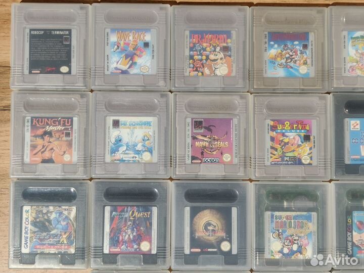 Картриджи Gameboy Classic/Color