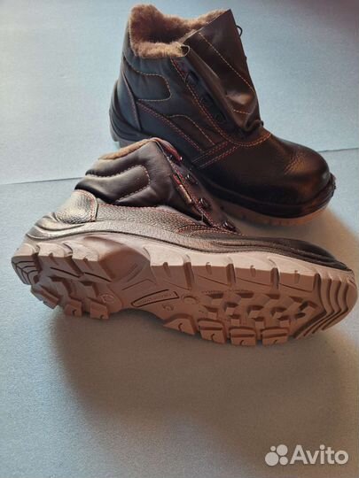 Ботинки кожаные утепленные Редгрей