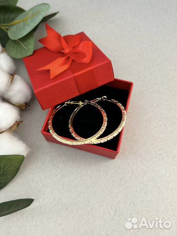 Модные Серьги кольца