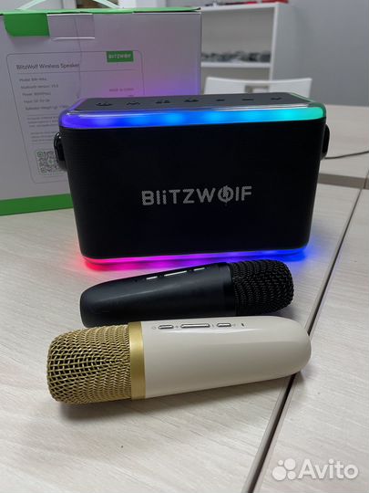 Колонка караоке система Bitzwolf BW/WA6 80W