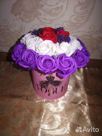 Букет из мыла