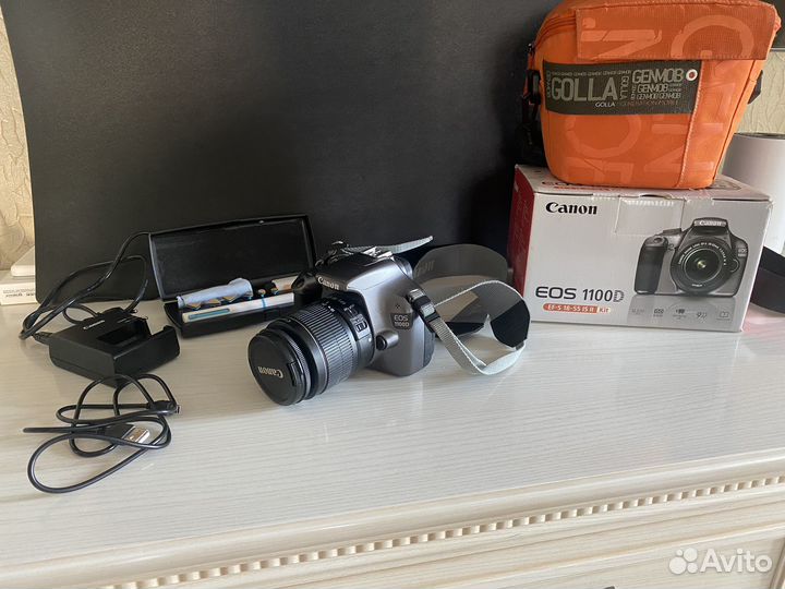 Зеркальный фотоаппарат canon eos 1100d