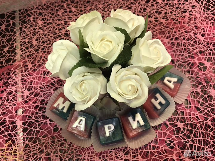 Приятный подарок Букеты из мыла