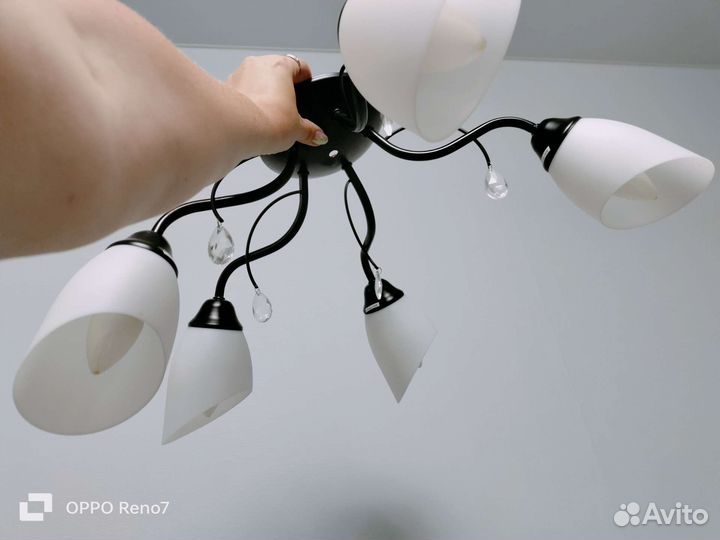 Люстра потолочная 5 рожковая