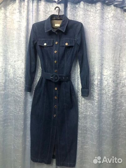 Джинсовое платье