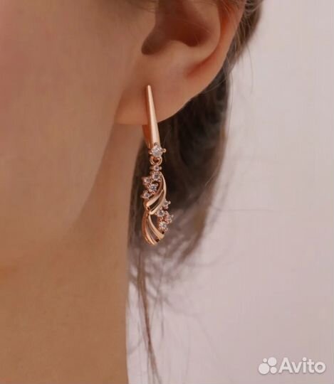 Серьги висячие