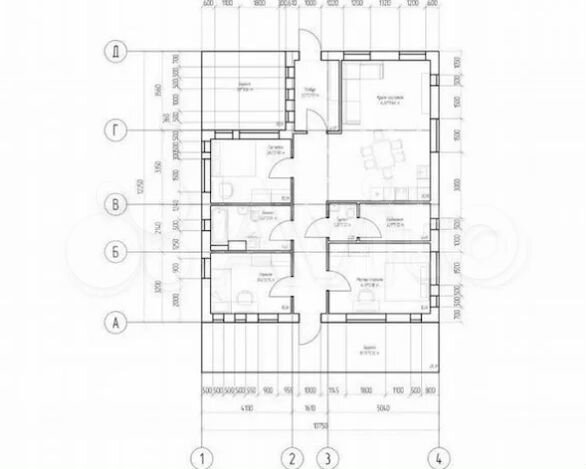 Дом 93 м² на участке 8 сот.