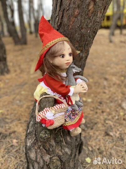 Интерьерная текстильная кукла ручной работы