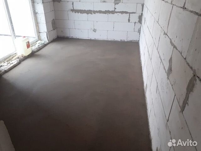 Полусухая стяжка пола с гарантией