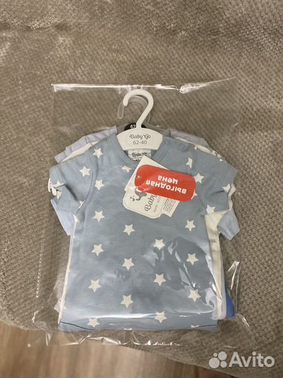 Боди 6 шт для мальчика 62-68 короткий рукав