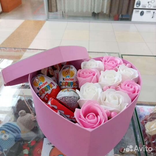 Букеты из мыльных роз