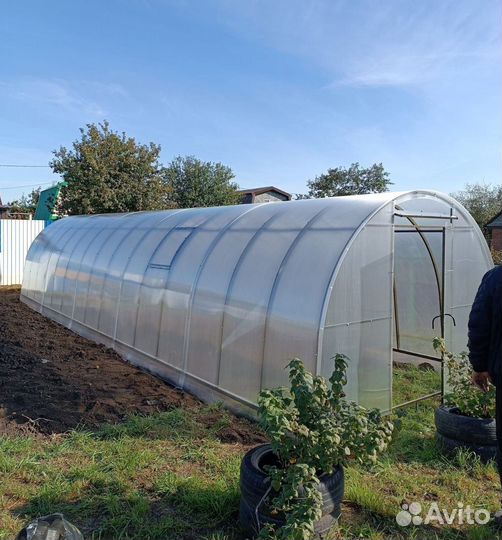 Теплицы в наличии (каркас + поликарбонат)