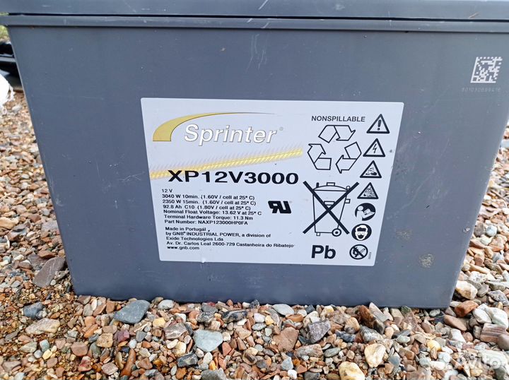 Тяговый аккумулятор AGM 100 Sprinter