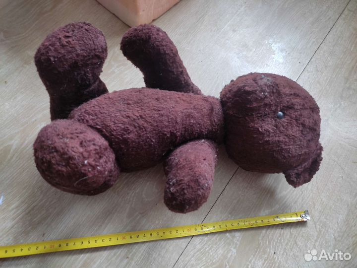 Винтажная игрушка СССР медведь