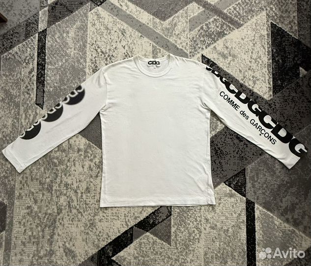 Лонгслив comme des garcons cdg