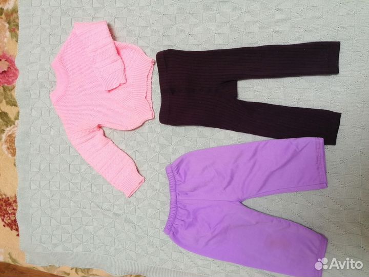 Вещи детские пакетом для девочки 74-80