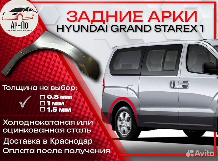 Ремонтные арки на Hyundai Grand Starex I