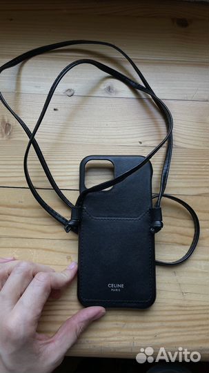 Чехол на iPhone 14 pro max кожаный Celine