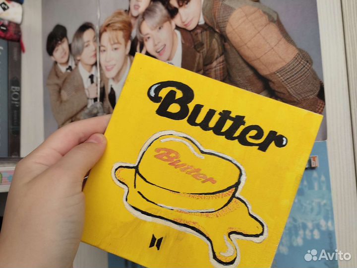 Картины на холстах аниме, кпоп, книги арт