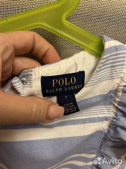 Polo ralph lauren платье 7л