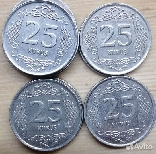 Монеты Турции разные