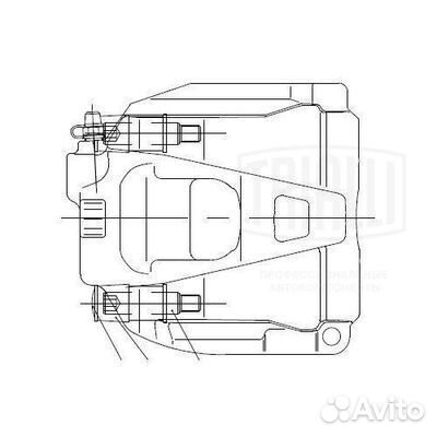 CF182562 trialli Тормозной суппорт