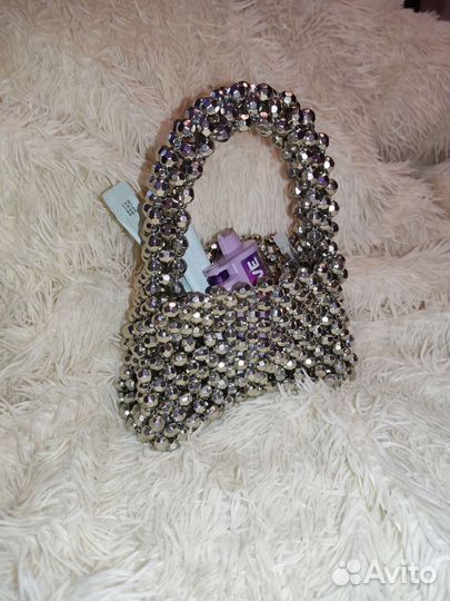 Мини сумка Balenciaga из бусин