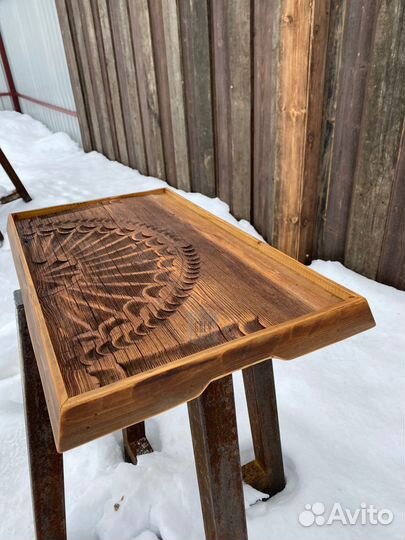 Резная доска для подачи лофт