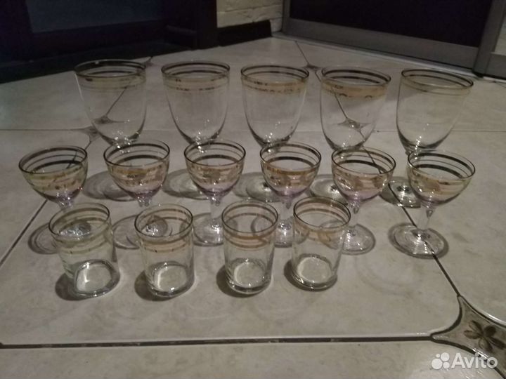Фужеры,рюмки,стопки стекло СССР