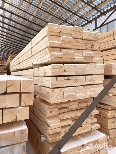 Доска обрезная 40х150х6000мм от производителя