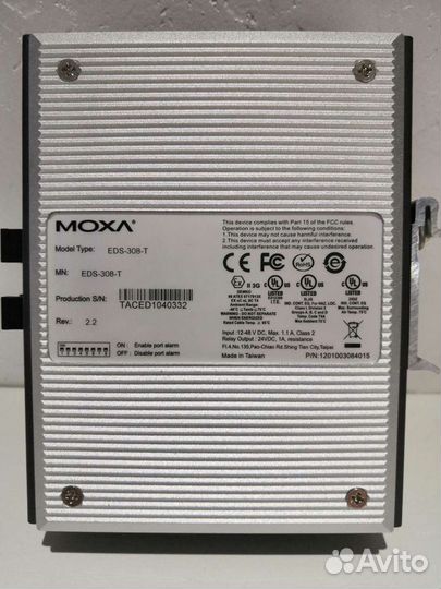 Коммутатор moxa EDS-308-T