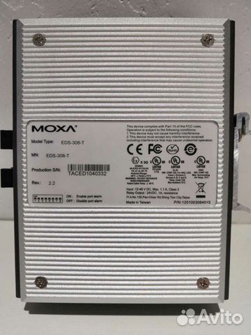 Коммутатор moxa EDS-308-T