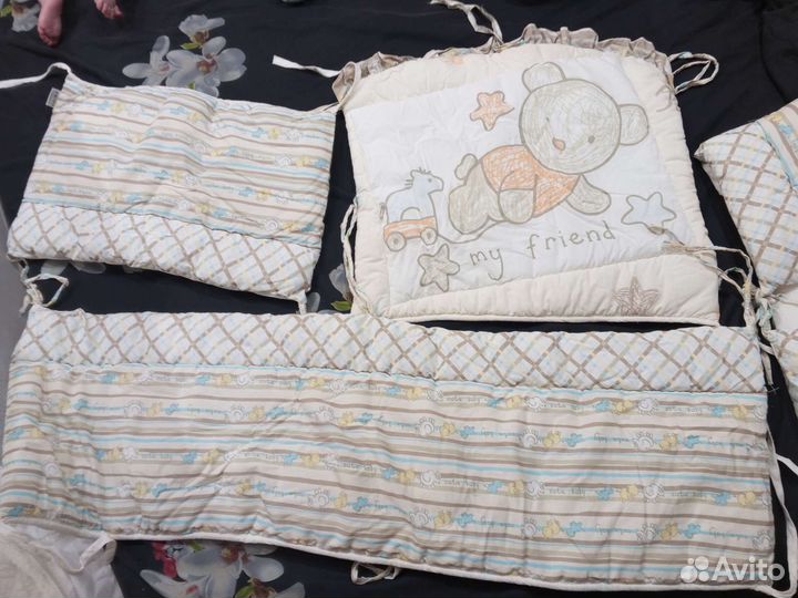 Бортики в детскую кроватку