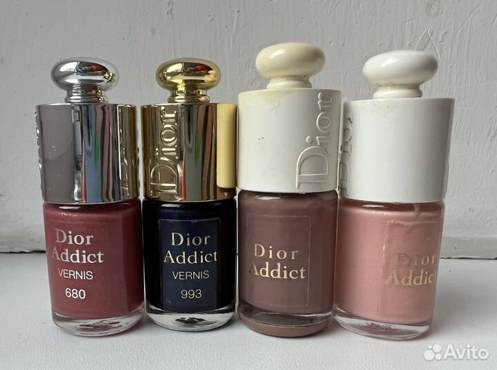 Dior лак для ногтей винтаж миниатюра