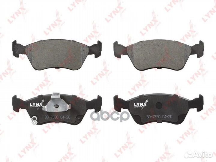 Колодки тормозные дисковые перед BD7590