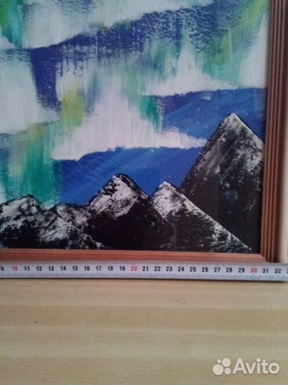 Картина Северное сияние акрил