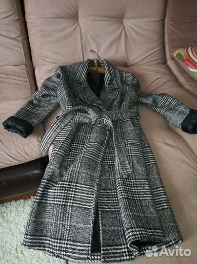 Пальто в клетку