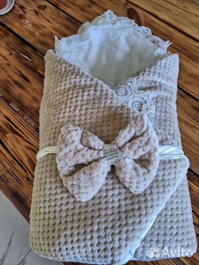 Зимний конверт на выписку