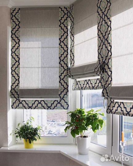 Римские шторы по индивидуальным размерам
