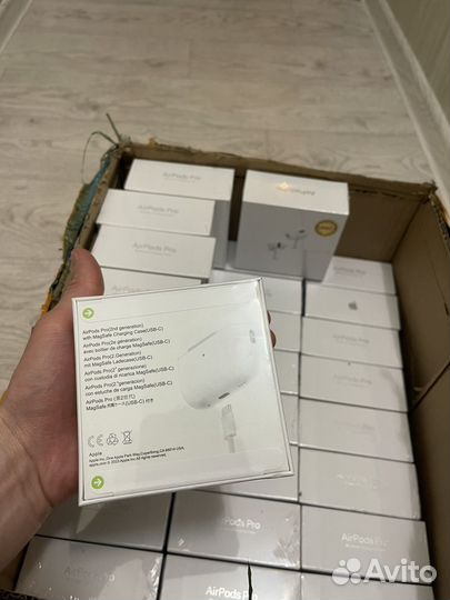 Airpods pro 2 type c С шумоподавлением+Чехол