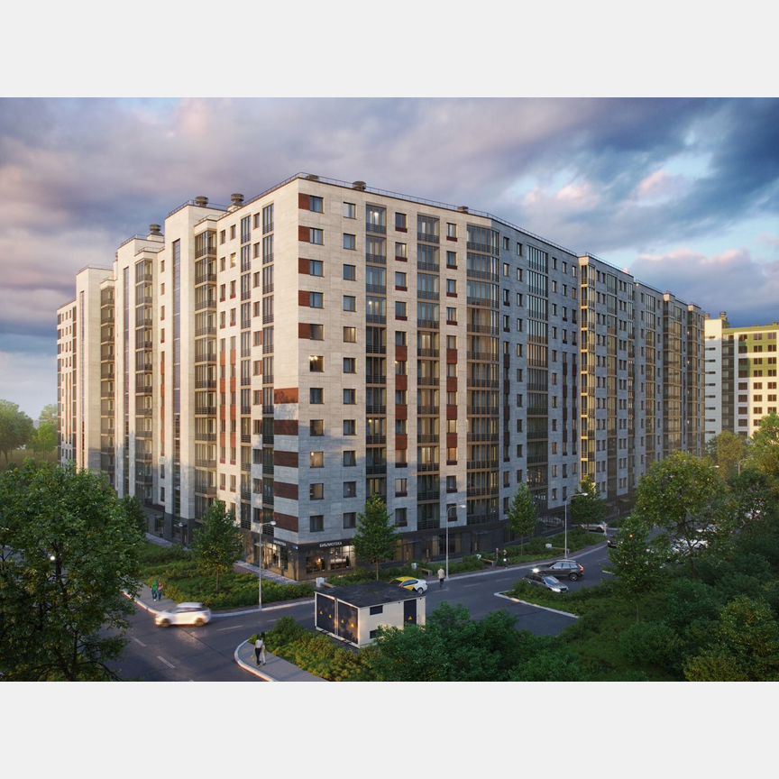Квартира-студия, 26,6 м², 10/12 эт.