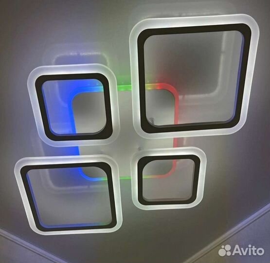 Люстра светодиодная потолочная с пультом 92вт