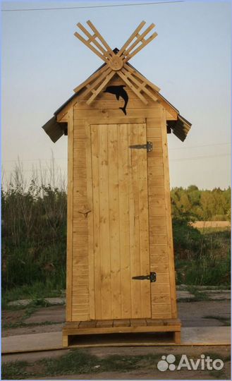 Дачный туалет с декором аод 622