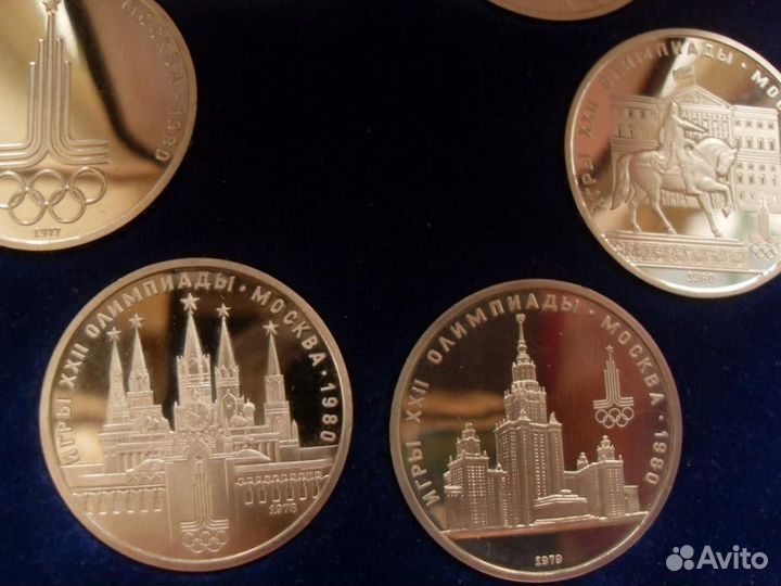 Редкий набор олимпиада 80 -пруф староделы оригинал