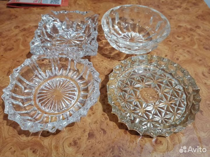 Пепельница хрустальная СССР